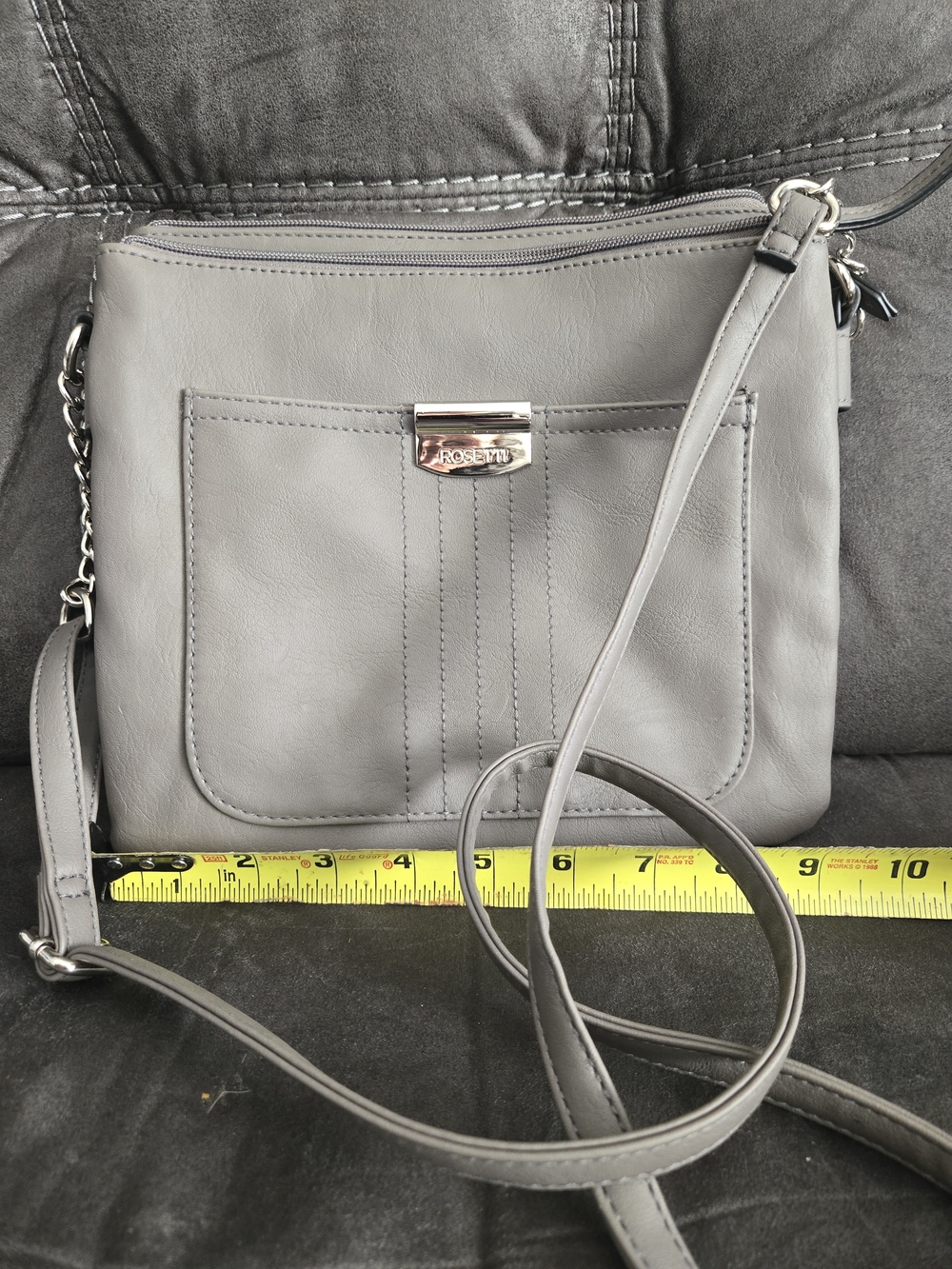 Rosetti Gray Crossbody Shoulder Bag